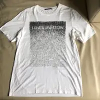 在飛比找蝦皮購物優惠-保證正品 Louis Vuitton LV 白色 短袖T恤 