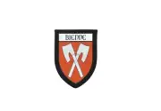 Patch printed embroidery travel souvenir shield city switzerland biel bienne