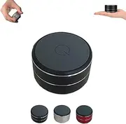 Buzzgo Speaker, Bluetooth Mini Speaker Bone Conduction with Suction Cup, Black Technology Bone Conduction, Rechargeable & Wireless, for Bathroom Outdoor (Black)