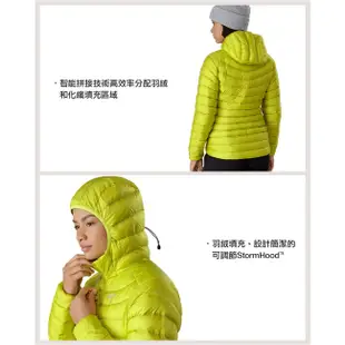 Arc'Teryx 始祖鳥 L07287 Cerium LT羽絨外套 女款 (褐、綠) 02AT07287