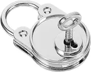 Zinc Alloy Padlock Pad Knob Padlocks Like Lock Small Decorative Small Lock Shaped for Travel Zinc Alloy Silver