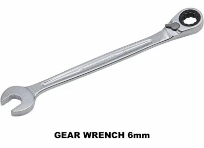 NEW Sidchrome 6mm Geared Combination Spanner - SCMT22360