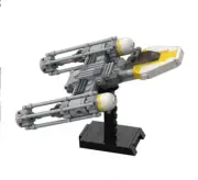 YWing Spaceship Building Blocks Set Small Scale 177 Pieces