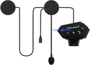 Motorcycle Helmet Bluetooth Earphones, Dustproof and Sun Protection Wireless Ear