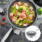 Stainless Steel Wok Pan Wok Pan Induction Cooktop Roast Kitchen Utensils Frying