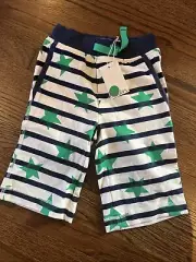 NWT, Mini Boden Boy Baggie Shorts With Stars, 3T