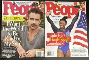PEOPLE MAGAZINE AUGUST 2024 COLIN FARRELL Halle Berry Simone Biles