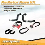 Radiator Hose + Gates Drive Belt Kit for Ford Laser KH 1.8L BP 1991-1994