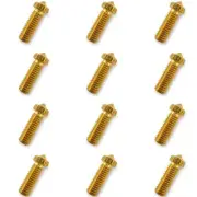 12Pcs Volcano Nozzles 0.4mm, Vyper Nozzles M6 Thread Hotend Extruder Volcano