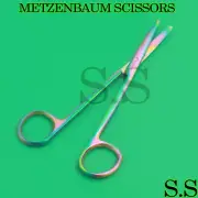 Multi Titanium Color Rainbow Metzenbaum Scissors 5.5" Straight Stainless Steel