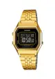 Casio Women's Vintage LA680WGA-1BDF Digital Watch Gold Stainless Steel Band Watch for ladies