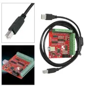 CNC USB MACH3 Breakout Board 4 axis Interface Driver Motion Controller 100Khz
