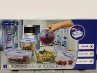在飛比找Yahoo!奇摩拍賣優惠-Luminarc 樂美雅  玻璃保鮮盒四面扣~3件組    