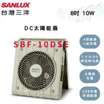 SANLUX三洋 8吋 DC太陽能扇 USB電扇 SBF-10DSE 智盛翔冷氣家電