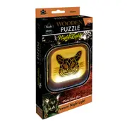 10pc Puzzle Master Night Light 3D Wooden Puzzle Set Animal Kids 8+ Possum