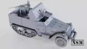 1/72 WW2 American T30 75mm HMC With Figures. Painted Resin. 2900 models on offer