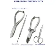 Chiropody Podiatry Barrel Spring Nail Nipper Cuticle Nail Scissors