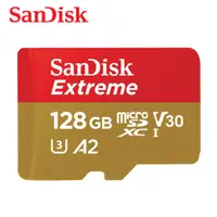 在飛比找蝦皮購物優惠-SanDisk Extreme A2 128G 記憶卡 V3