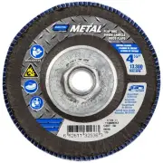 Norton 66261132536 4-1/2x5/8-11” Metal R828 ZA HD Type 29 Flap Discs 60 Gr 10 pk
