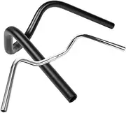 2pcs Bicycle Handlebar Bike Part Retro Bike Handlebar Cycling Accessory Bar Accessories Stainless Steel
