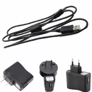 USB AC/DC Wall Adapter Battery Charger Cord for Casio Exilim Camera EX-ZR1200_x0