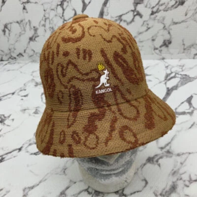 Men's Kangol Street King Wheat | Brown Casual Bucket Hats NWT