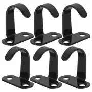 6pcs Iron Screw Mounted Ceiling Hooks Under-Shelf Hooks Heavy Duty Hook Hanger