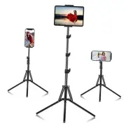 Tripod Floor Stand, with 65 inch Height Adjustable Stand Holder & 360°