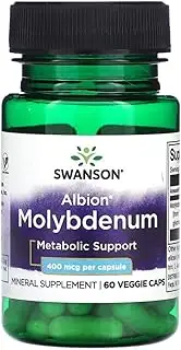 Swanson Ultra Albion Chelated Molybdenum 400mcg 60 Veggie Capsules