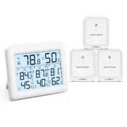 Indoor Outdoor Thermometer Wireless, Digital Temperature Humidity Meter, Indo...