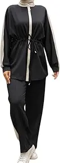 [istanbul styles] Modest Turkish Hijab Tracksuit for Muslim Women 2 Piece Sportswear Set Perfect for Casual Comfort Activewear