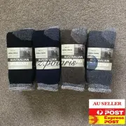 6 PAIRS SIZE11-14 HEAVY DUTY AUSTRALIAN MERINO EXTRA THICK WOOL WORK SOCKS