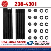 HEAD STUDS STUD ROD BOLT KIT FOR HONDA CIVIC CRX D15 D16 D15B2 D15B7 D16A6 D16Z6 (for: Honda)