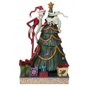 Disney Traditions Decking the Halls Nightmare Before Christmas Glow in Dark Figurine