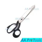 10" HEAVY DUTY CARPET / UPHOLSTERY SHEARS TAILOR SCISSORS Fabric Leather Black