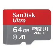 Sandisk 64GB Ultra MicroSDHC UHS-I Memory Card