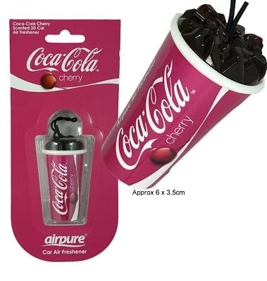 3D CHERRY COCA-COLA ORIGINAL FRESHENER CHERRY COKE AIRPURE NEW