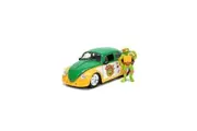 Jada 1:24 Scale Teenage Mutant Ninja Turtles Volkswagen Beetle Car With Michelangelo