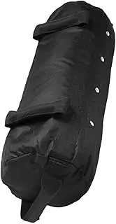 1Pc Adjustable Heavy Duty Workout Sandbag Durable Exercise Sandbag Container with Removable Filler Bags for Home Gym Cross Training Black