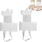 Toe Spacers, Elastic Toe Corrector, Breathable Toe Stretchers, Adjustable Toe Relief Tape With Heel Strap For Sports Activities