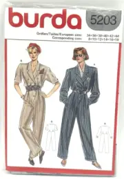 Burda Pattern #5203 - Ladies Jumpsuit (Size 8-18)