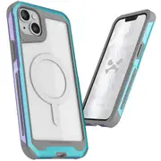 Ghostek iPhone 14 Atomic Slim Aluminum Bumper Case with Magsafe Prismatic