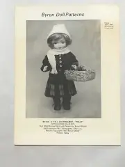 NOS 1982 Byron Doll Clothing Pattern Polly For 10 1/2" Dolls UNCUT BY48