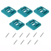 5Pcs Battery Holders Stand With Screws For Makita 14.4V-18V Series Batteries