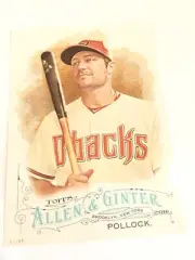 2016 Topps Allen & Ginter Jumbo 5x7 A.J. Pollock DBacks 271 #’d 01/49