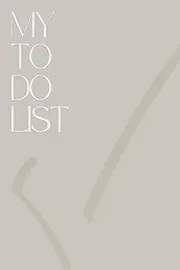 To-do list planner, Japandi-style, 100 pages