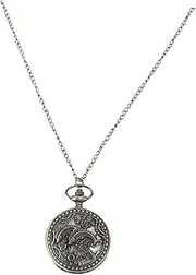 [WRITWAA] Pocket Watch Nurse Quartz Watch Vintage Fob Watch Retro Watch Vintage Necklace Chain Necklace Costume Necklace Hanging Watch Quartz Necklace Nursing Necklace Nurse Necklace Watches