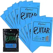 YaSao RX-1 Single String Replacement for Electric Guitar 1st E-String (.009) 10-Pack Nickel Alloy Super Light Tension