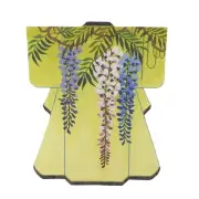 Lee Designs Wisteria Flower Kimono Large Needlepoint Canvas Hand Painted 18ct