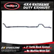 Redback 4x4 Exhaust No Muffler & cat for Toyota Hilux KUN16 KUN26 02/05-10/15